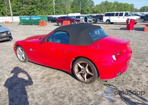 2007 BMW Z4 3.0Si из США, поврежденный, VIN 4USBU53567LX02814